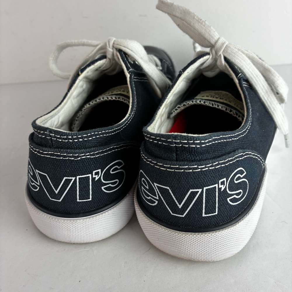 Levi’s Anika-C Navy Blue Low Top Sneakers NWOT - Picture 3 of 7